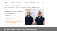 Desktop Screenshot of praxis-siller-schem.de