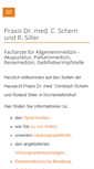Mobile Screenshot of praxis-siller-schem.de