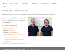 Tablet Screenshot of praxis-siller-schem.de